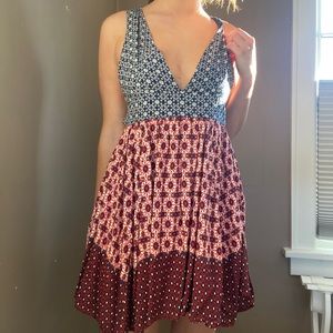 Lulu’s Floral Skater Dress
